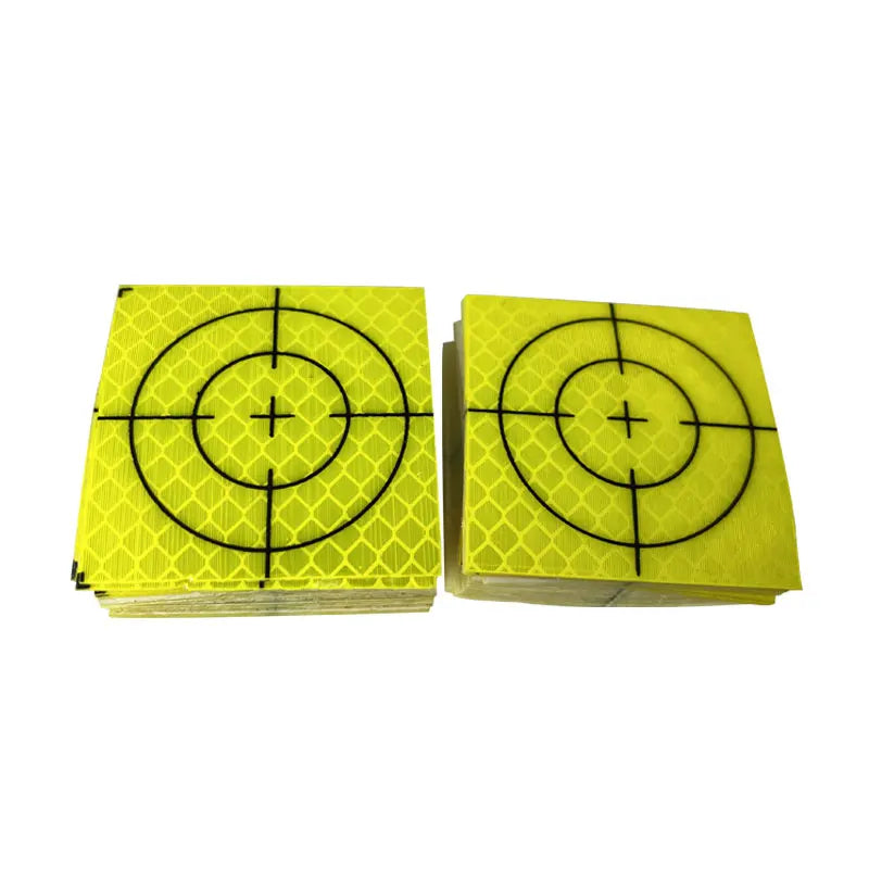 100pcs Size 60x60mm 20 30 40 50 mm Reflector Sheet For Total Station Survey Geography Fluorescent Green Sheet Reflective Sticker