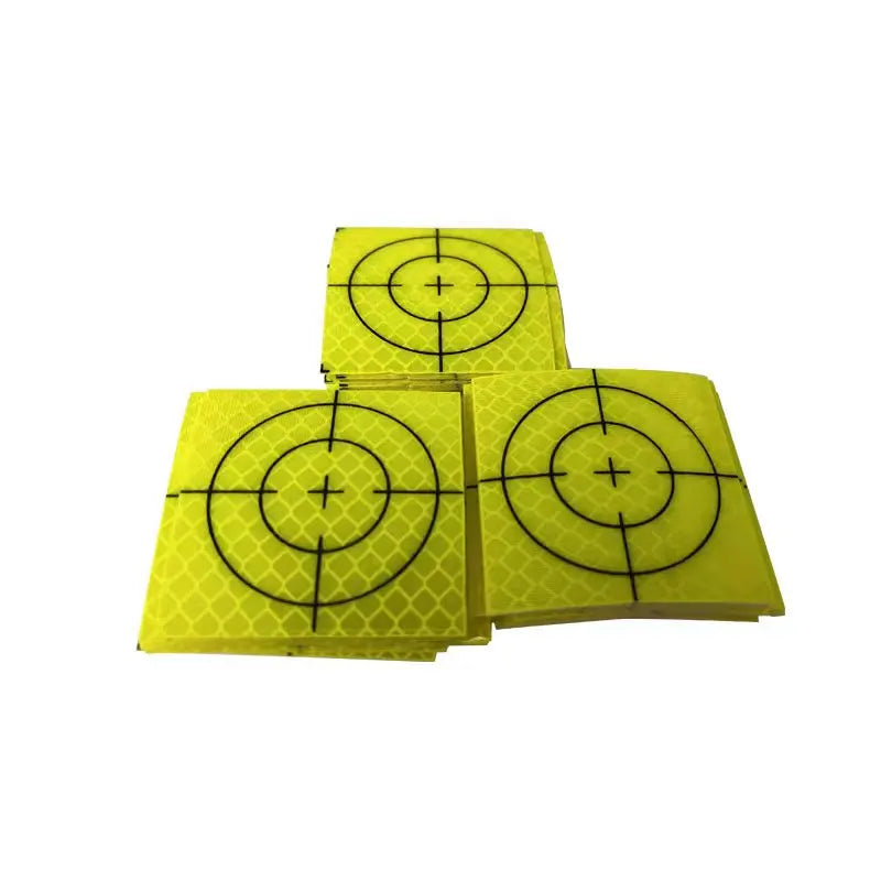 100pcs Size 80x80mm 100x100mm Reflector Sheet For Total Station Survey Geography Fluorescent Green Sheet Reflective Sticker