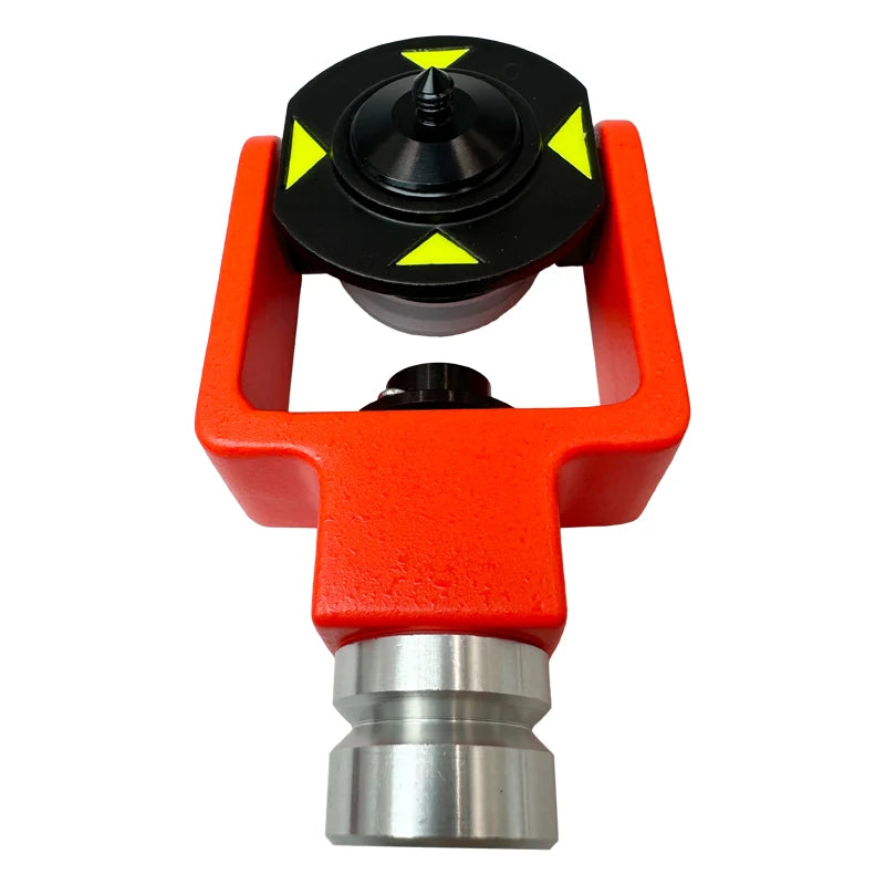 102 METAL MINI PRISM OFFSET 0/-30mm With 5/8" Mounting Thread With Bubble For Total Station GPS Surveying