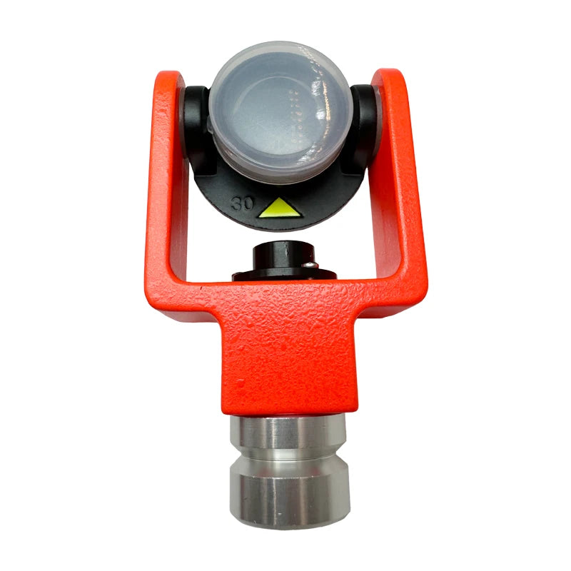 102 METAL MINI PRISM OFFSET 0/-30mm With 5/8" Mounting Thread With Bubble For Total Station GPS Surveying