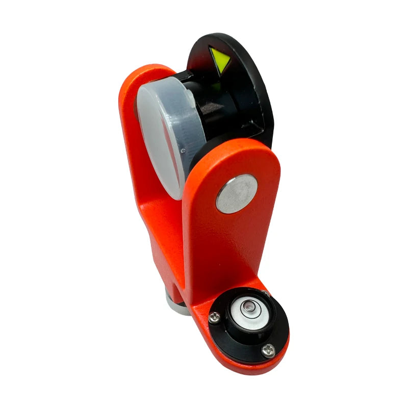 102 Mini Prism System With Side Mounted Bubble Vial Design 0/-30mm  Matel For Total Station Surveying GPS