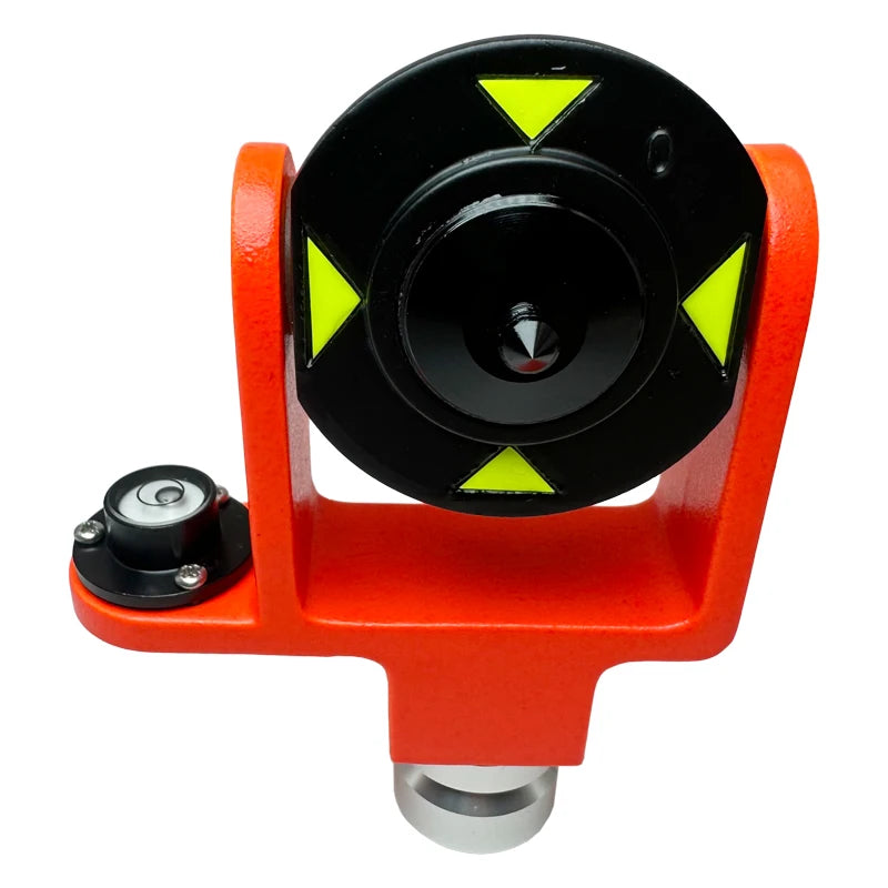 102 Mini Prism System With Side Mounted Bubble Vial Design 0/-30mm  Matel For Total Station Surveying GPS