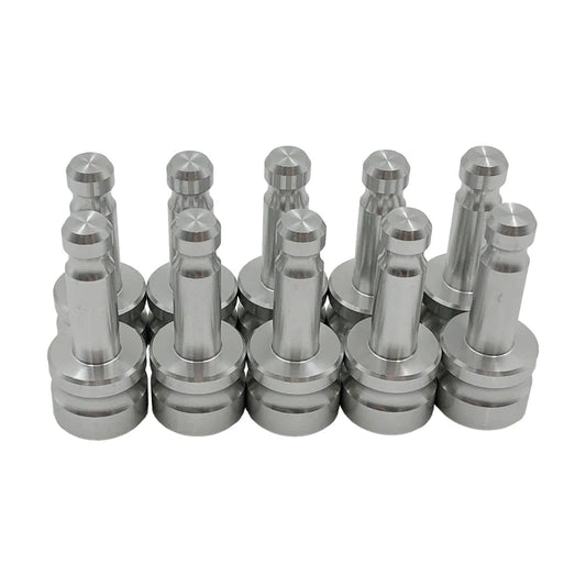 10pcs Aluminum Adapter Replacement For Prism GPS Total Station 5/8" x 11 Female Thread To12 mm Pole Fit Snap-On Prisms