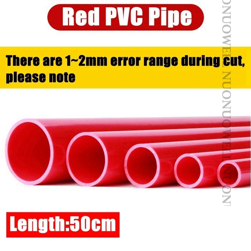 1pc O.D 20~32mm PVC Pipe Aquarium Fish Tank Water Supply PVC Tube Garden Irrigation Watering Fittings Planting Frame 50CM Long