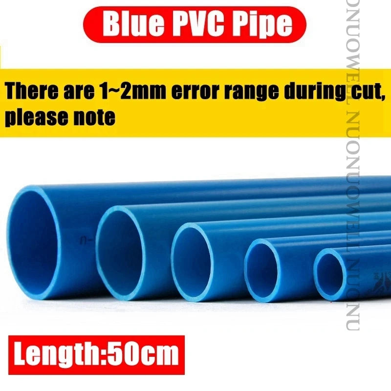 1pc O.D 20~32mm PVC Pipe Aquarium Fish Tank Water Supply PVC Tube Garden Irrigation Watering Fittings Planting Frame 50CM Long