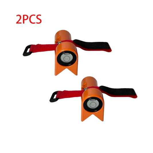 2PCS Centering Pole Carbon Fiber Pole leveler Bubble Assembly Aluminum Alloy Right-angle Level strap Portable Vertical Level