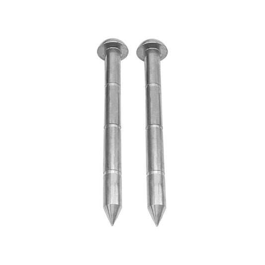 2pcs High Hardness 12CM Stainless Steel Nail Surveying Map Nail Settlement Observation measuring spike