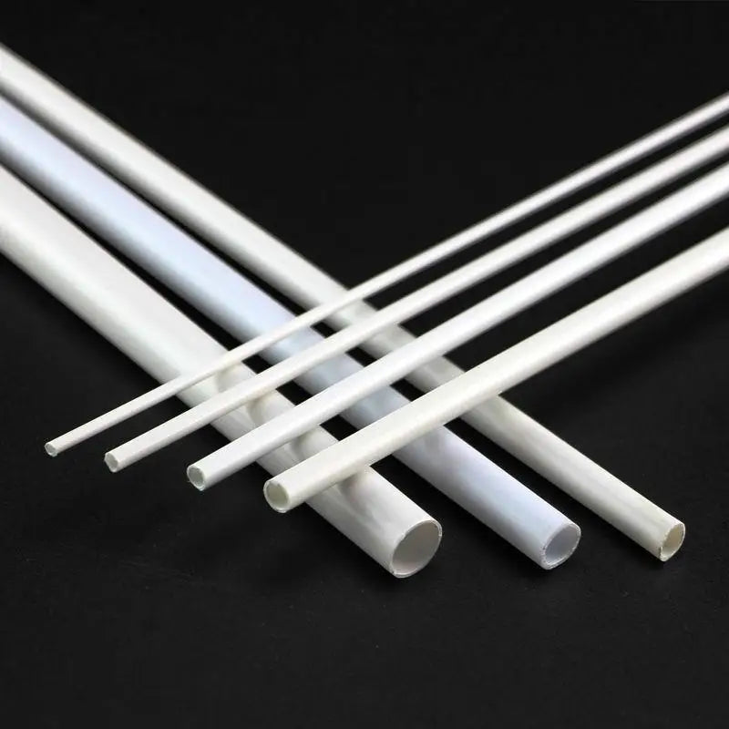 5 PCS abs round Tube Plastic Hollow Tube diameter 2/2.5/3/4/5/6/8/10 mm DIY Handmade Sand Table Material model Building