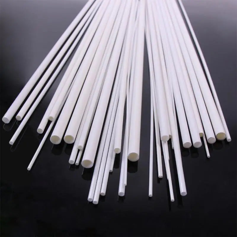 5 PCS abs round Tube Plastic Hollow Tube diameter 2/2.5/3/4/5/6/8/10 mm DIY Handmade Sand Table Material model Building