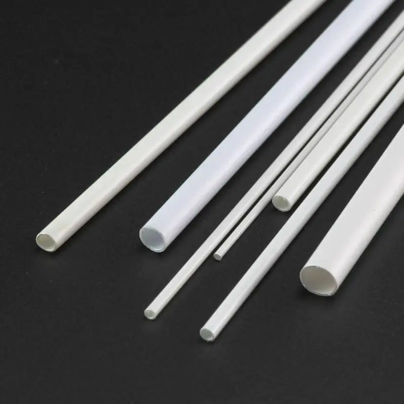 5 PCS abs round Tube Plastic Hollow Tube diameter 2/2.5/3/4/5/6/8/10 mm DIY Handmade Sand Table Material model Building