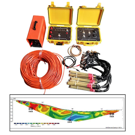 5 km high-performance ERT Geophysical resistivity meters for ground water exploration geo resistivity test for groundwater