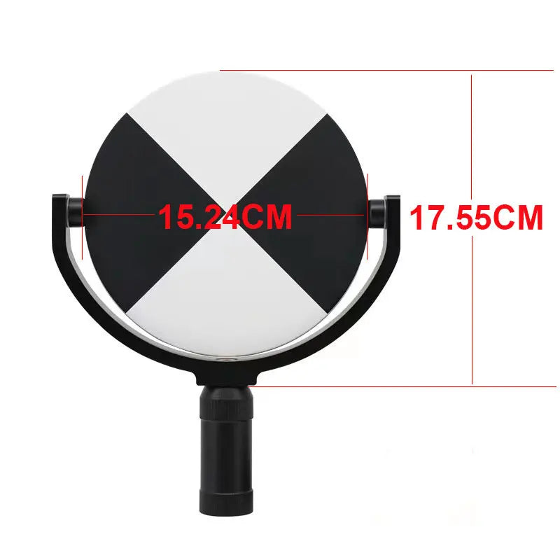 6 Inch Adjustable Tilting Target Scanner For Faro Laser tracker 155mm Target Black and White With Magnetic Mount