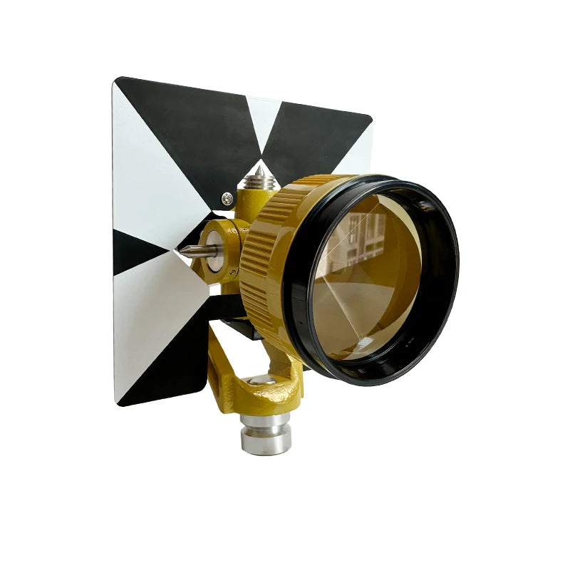 ALL METAL SINGLE PRISM FOR TOP-CON TOTAL STATIONS SURVEYING constant 0mm 5/8x11 thread Prism Holder Target soft bag