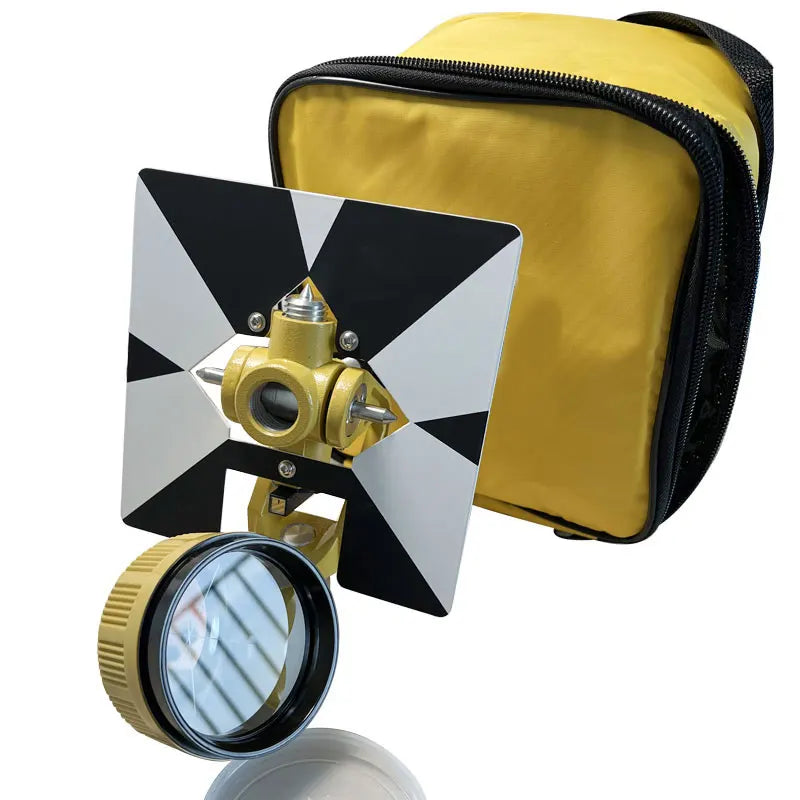 ALL METAL SINGLE PRISM FOR TOP-CON TOTAL STATIONS SURVEYING constant 0mm 5/8x11 thread Prism Holder Target soft bag