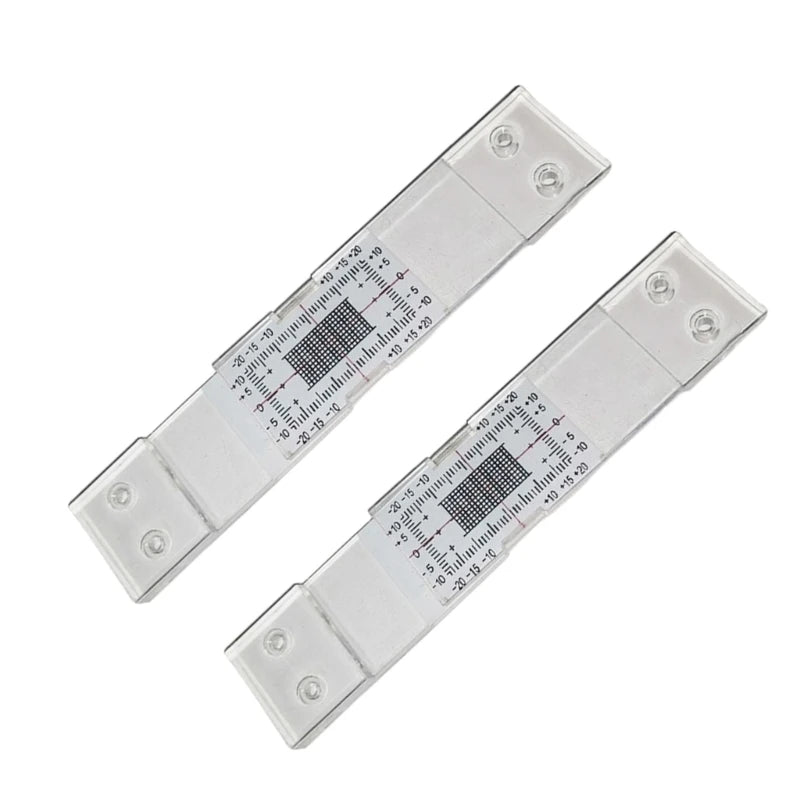 Acrylic Crack Width Gauge for Crack Monitoring for Crack Measuring Tell Tale Wall Cracks Plane Crack Measuring