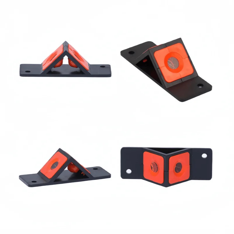 Angle measurement plaquette, 45 Degree both single&bilateral Ø12.7mm mini prism , Target Reflectors 40 x 40 mm for total station