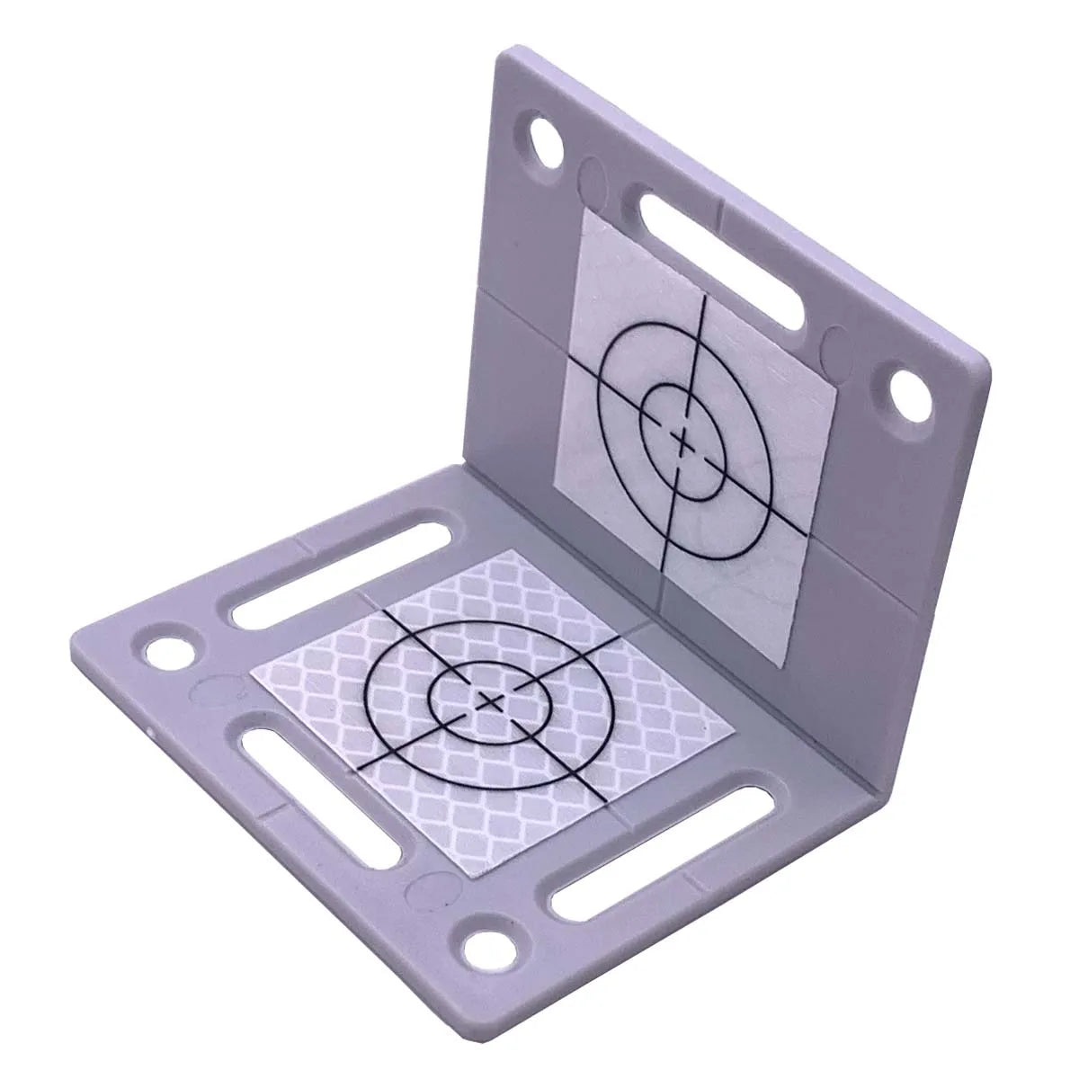 Angle measurement plaquette , Angle Target with 2 Target Reflectors 40 x 40 mm for total station, Mini prism