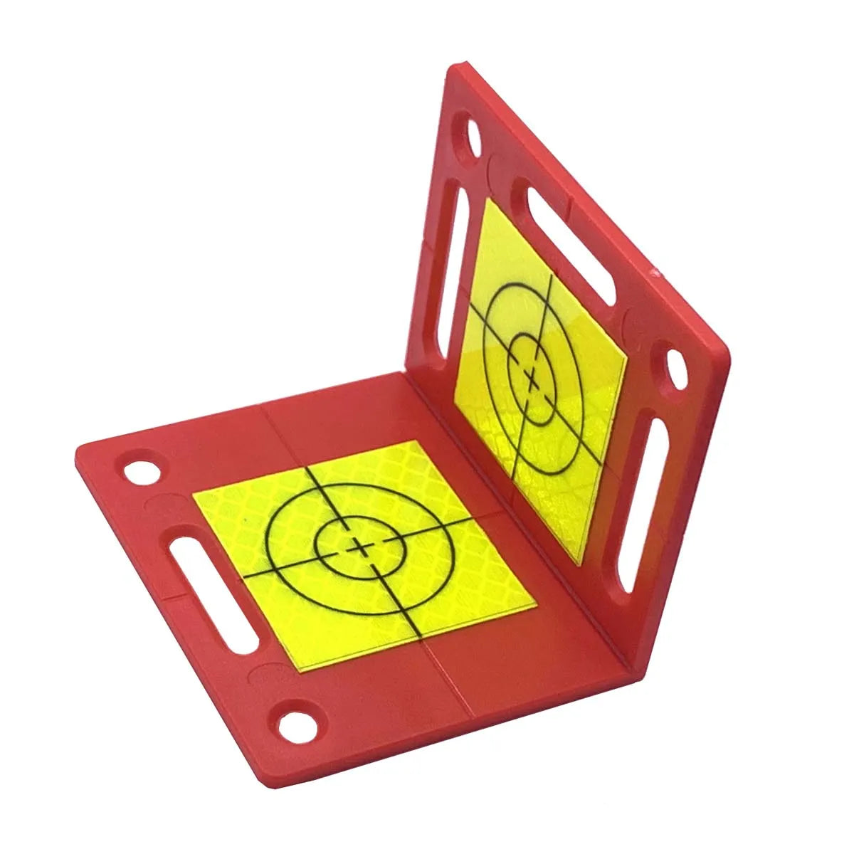 Angle measurement plaquette , Angle Target with 2 Target Reflectors 40 x 40 mm for total station, Mini prism