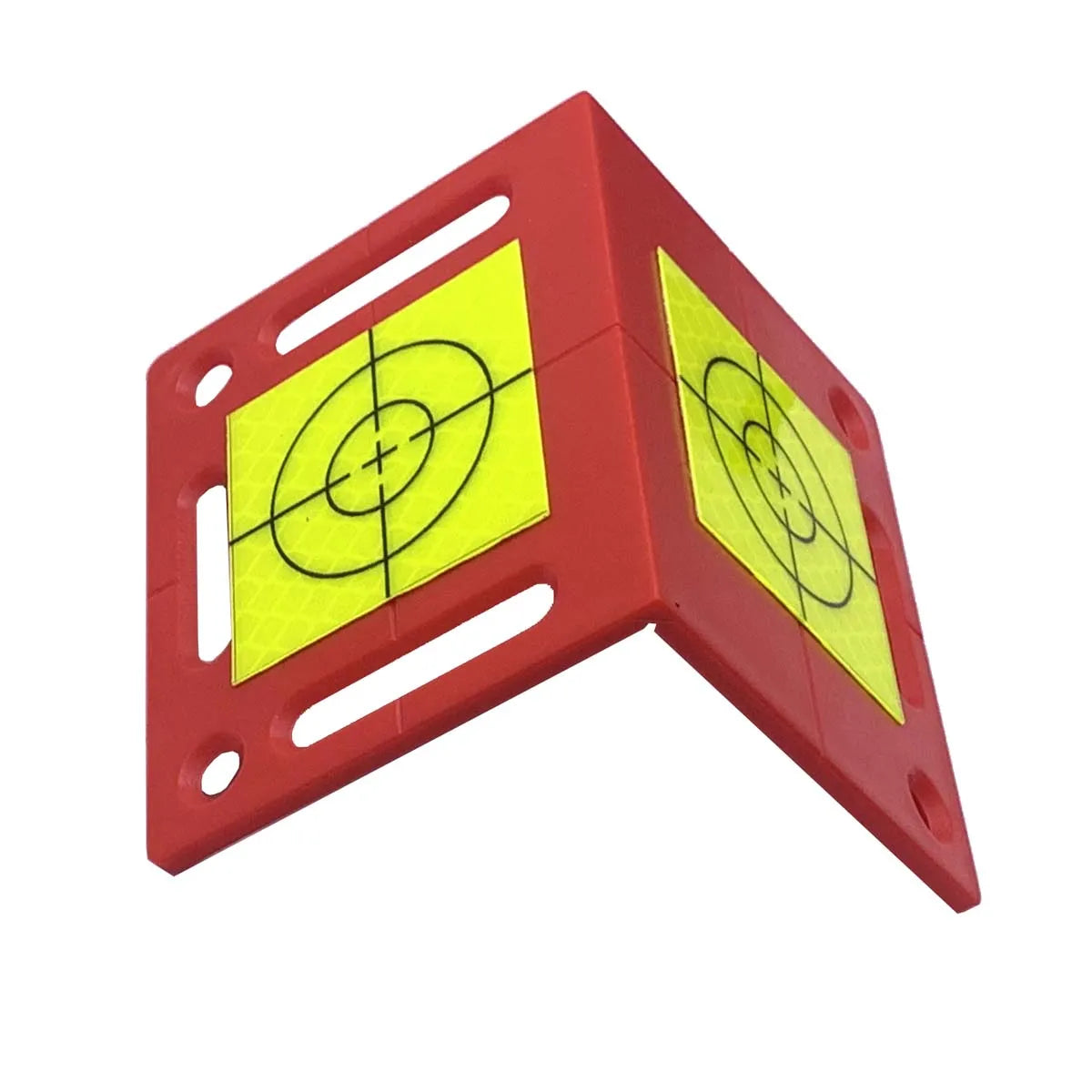 Angle measurement plaquette , Angle Target with 2 Target Reflectors 40 x 40 mm for total station, Mini prism