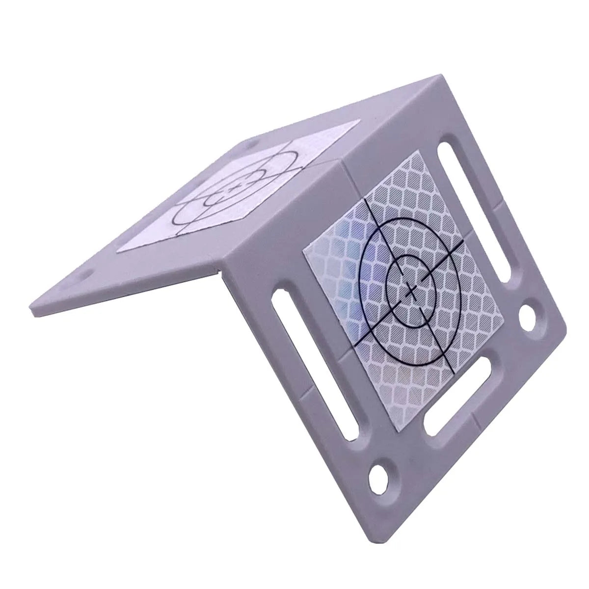 Angle measurement plaquette , Angle Target with 2 Target Reflectors 40 x 40 mm for total station, Mini prism