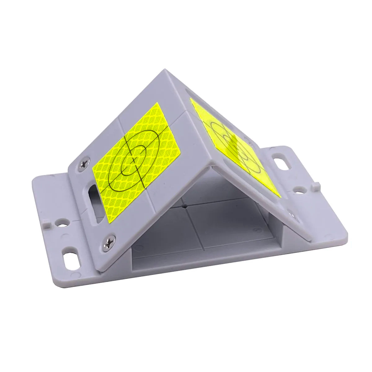 Angle measurement plaquette  with 2 Target Reflectors 40 x 40 mm for total station, Mini prism ,OPTICAL PRISM