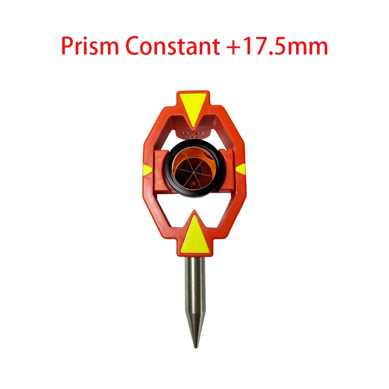 Brand New Mini Prism For Swiss Style Total Station Surveying Constant + 17.5mm/0mm/-30mm Offset With Tip Point