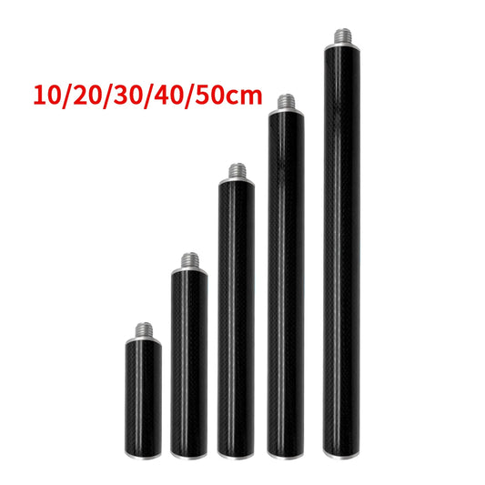 Brand new 10 20 30 40 50 CM Length Diameter 32mm  Carbon Fiber Grey GPS Antenna Extension Pole for LEICA Trimble SOUTH 5/8 x 11