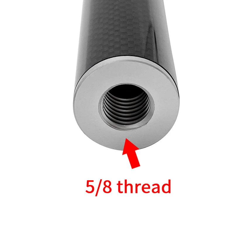 Brand new 10 20 30 40 50 CM Length Diameter 32mm  Carbon Fiber Grey GPS Antenna Extension Pole for LEICA Trimble SOUTH 5/8 x 11