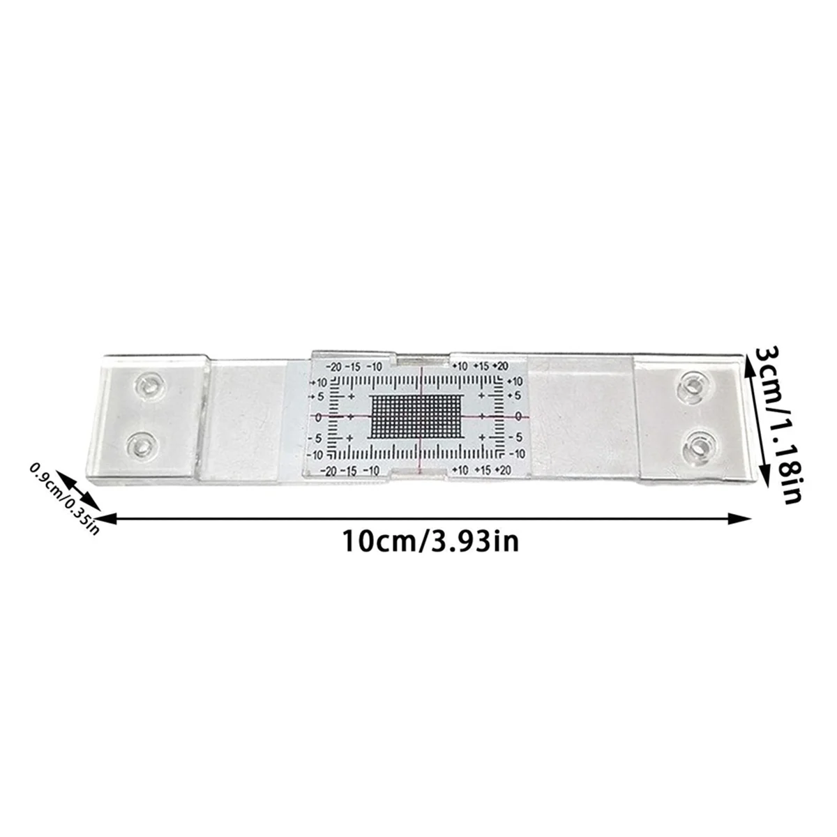 Crack Monitoring Record, 3Pcs Crack Measurement Tool, Crack Width Gauge, Clear Acrylic Corner Crack Comparison Caliper