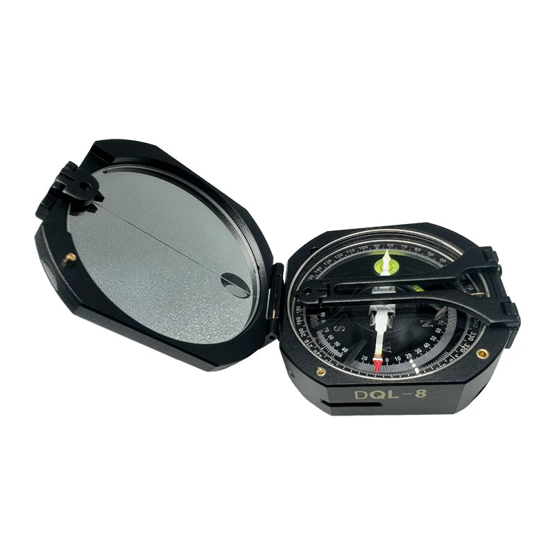 DQL-8 Geological Compass Magnet Needle Damping Aluminum Pocket Transit Surveying Instruments