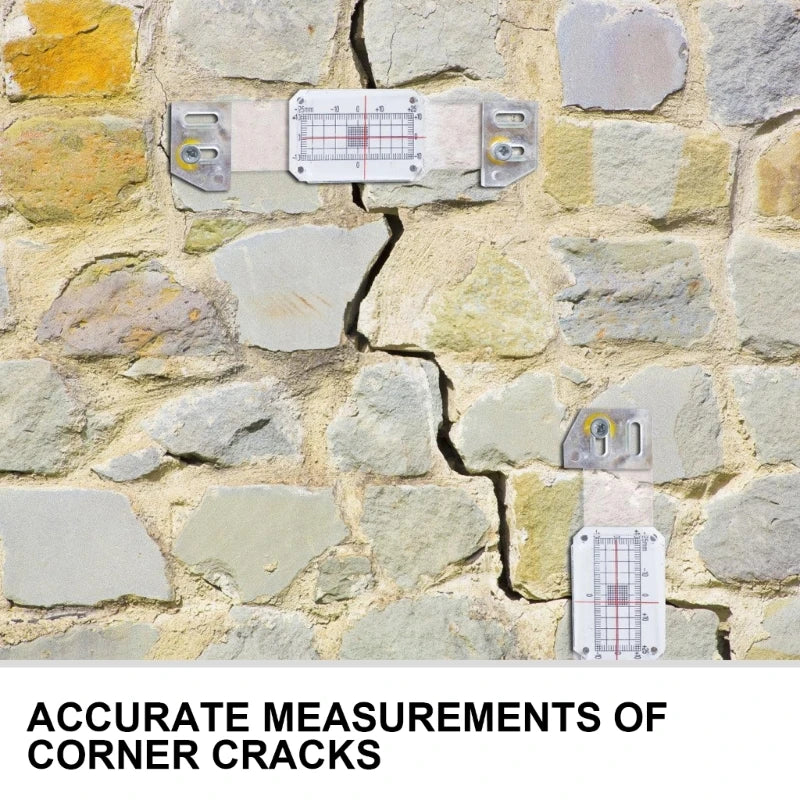 Detecting Wall Deformations Crack Detection Ruler Acrylic Constructions Gauge for Accurate Wall Deformation Dropship