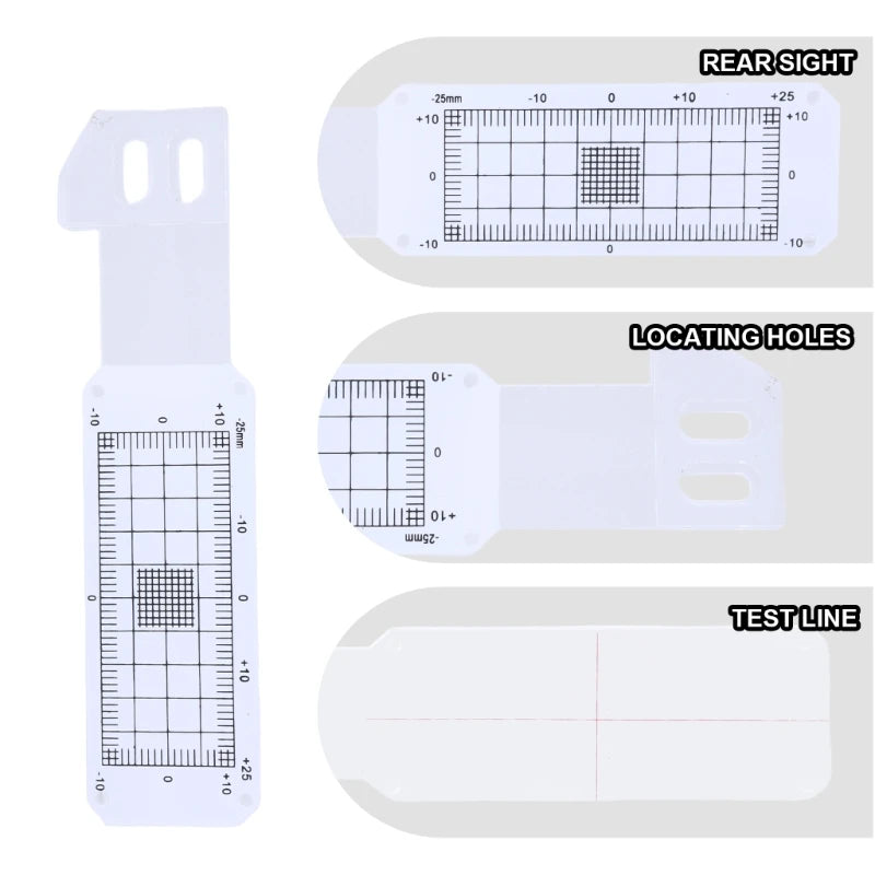 Detecting Wall Deformations Crack Detection Ruler Acrylic Constructions Gauge for Accurate Wall Deformation Dropship