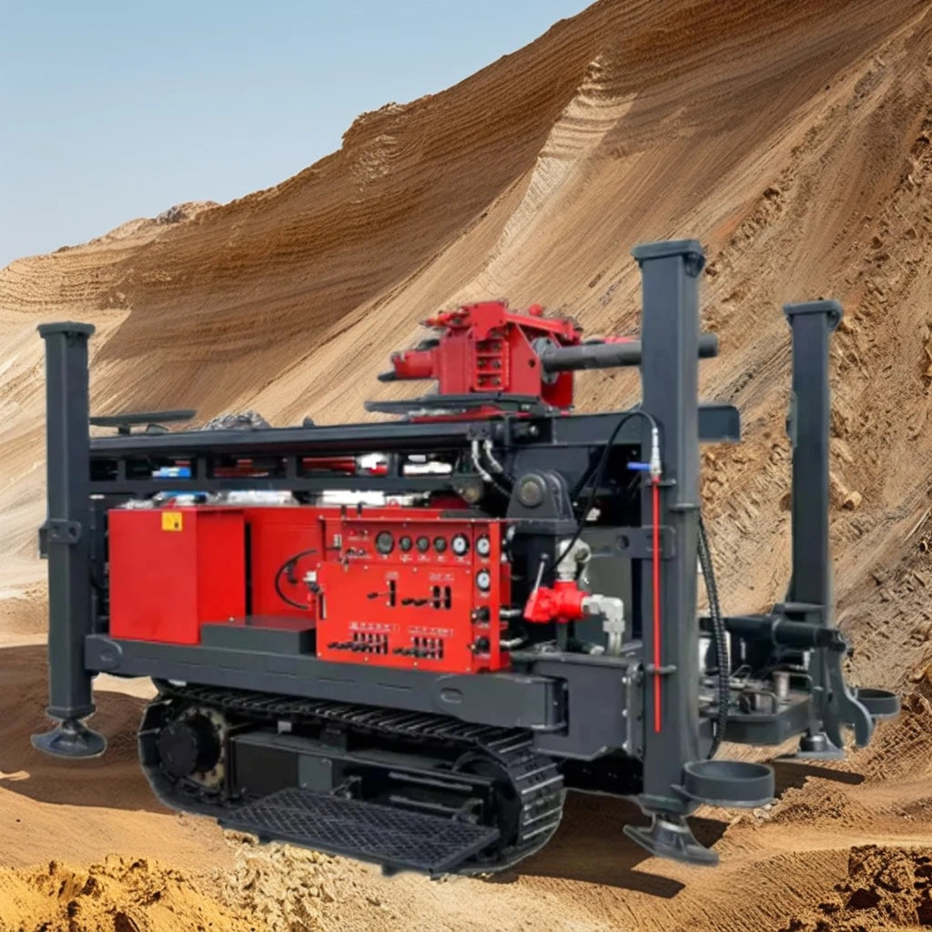 Electric Motor Water Well Drilling Rig Machine Hydraulic Bore Hole Drilling Rig with Engine as Core Component