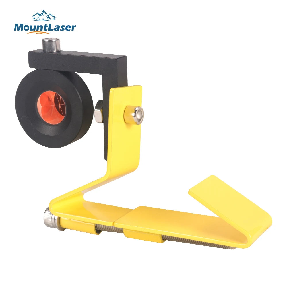 Stainless Steel Rail Clamp RC02 Single Sided Rail Clip with Optical Survey L-bar Prism for Railway Monitoring