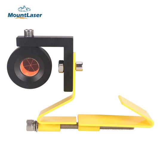 Stainless Steel Rail Clamp RC02 Single Sided Rail Clip with Optical Survey L-bar Prism for Railway Monitoring