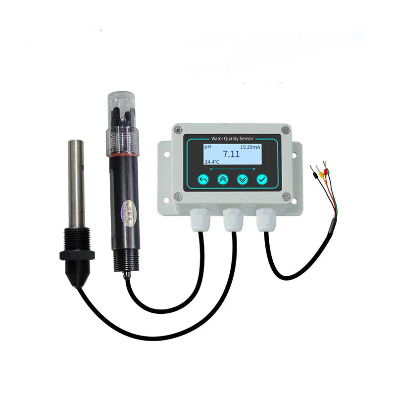 BGT CE 4-20mA 0-5V RS485 Multiparameter  2 in 1 Water Quality Analysis Electrode Water EC PH Probe Sensor for Water Treatment