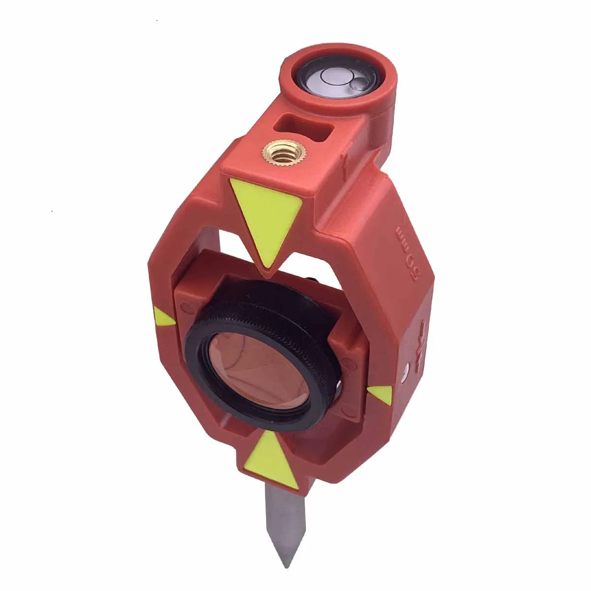 Brand new Mini Prism for Swiss style Total Station Surveying constant + 17.5mm Offset with tip point