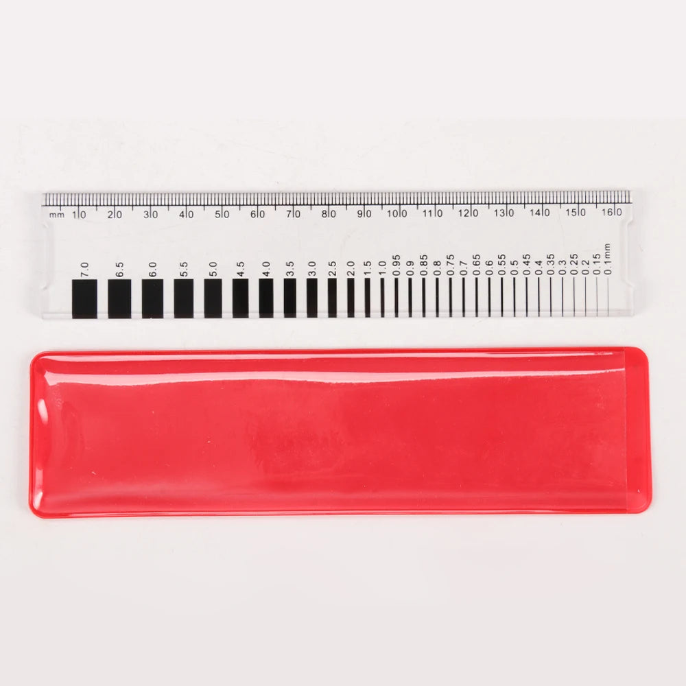 2024 New CW01 Plastic Crack Width Gauge, Concrete Crack Width Ruler