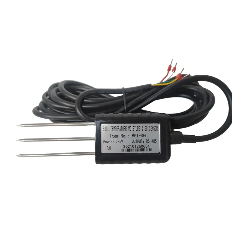 BGT Customized 0-3.3V SDI12 RS485 output Three Probes Agricultural plant soil Moisture temperature sensor