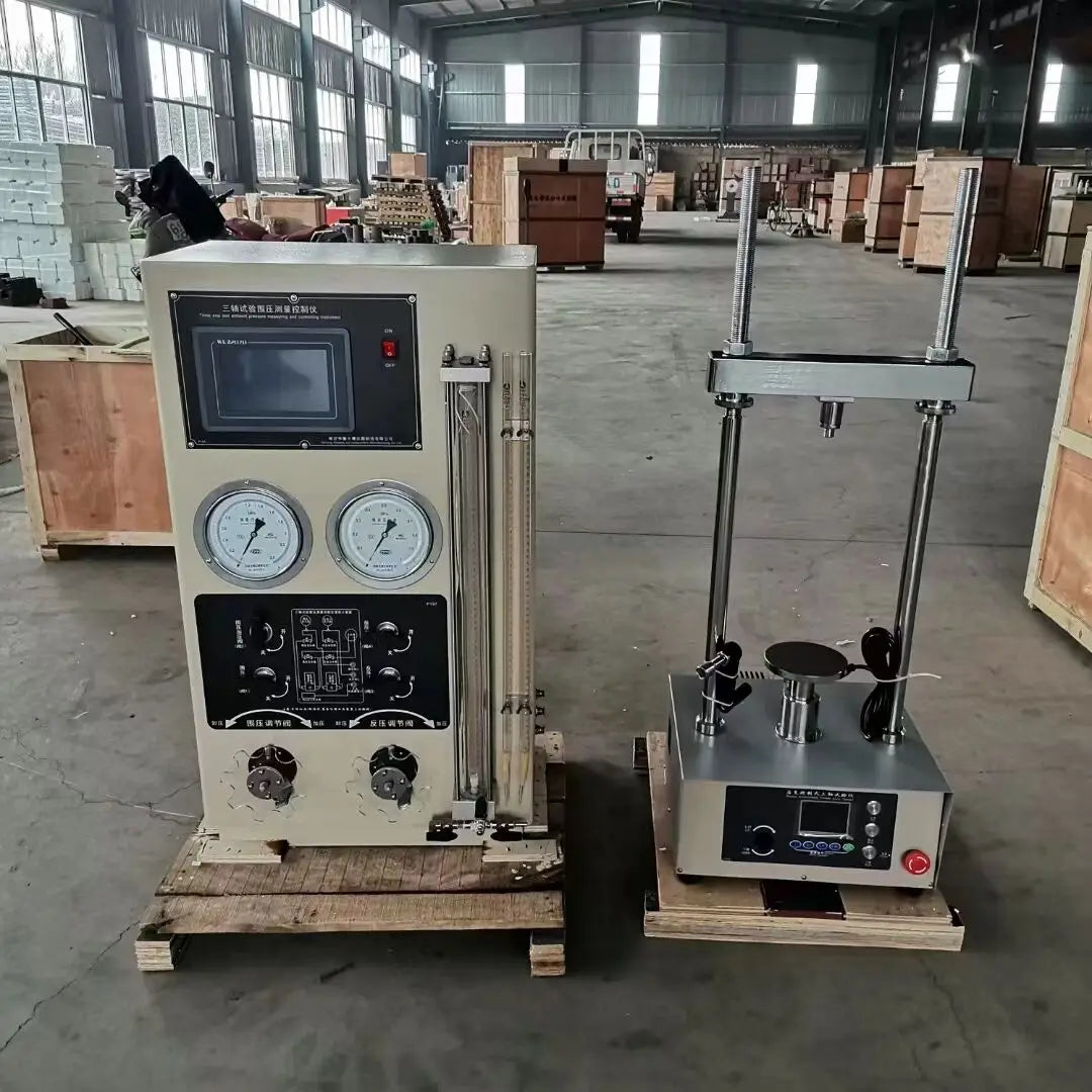 10KN Soil Strain Controlled Triaxial Instrument Geotechnical Triaxial Test Instrument