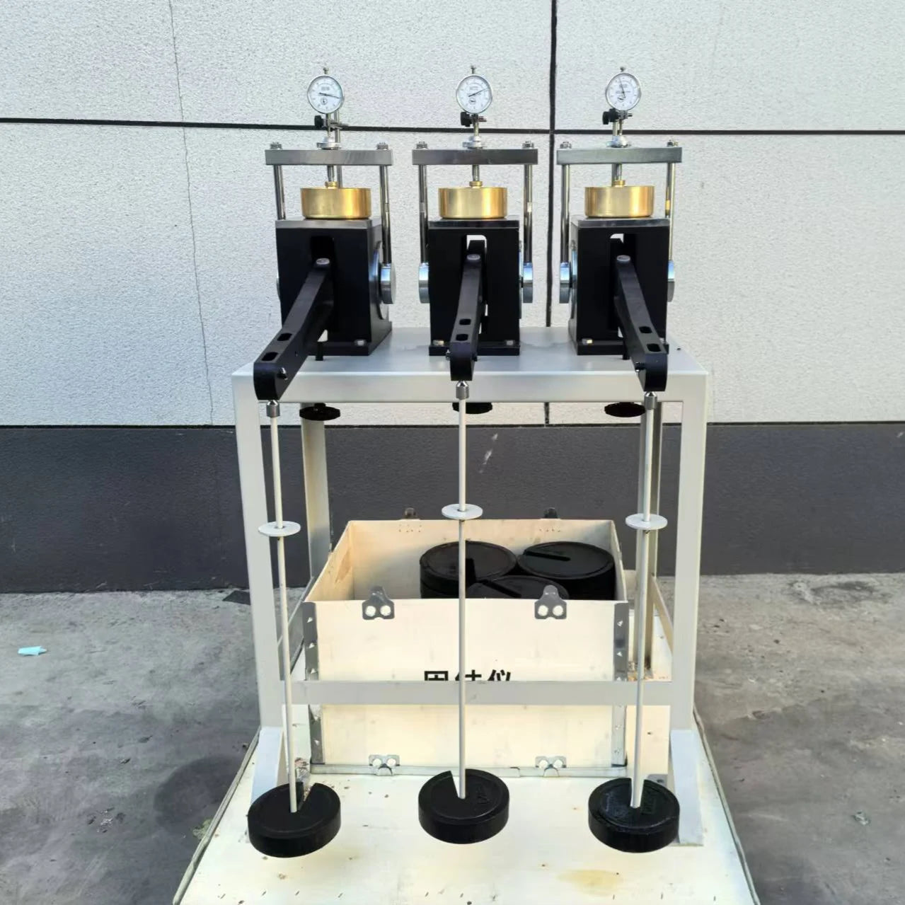 Soil consolidation instrument triple consolidation instrument Soil testing instrument Geotechnical test