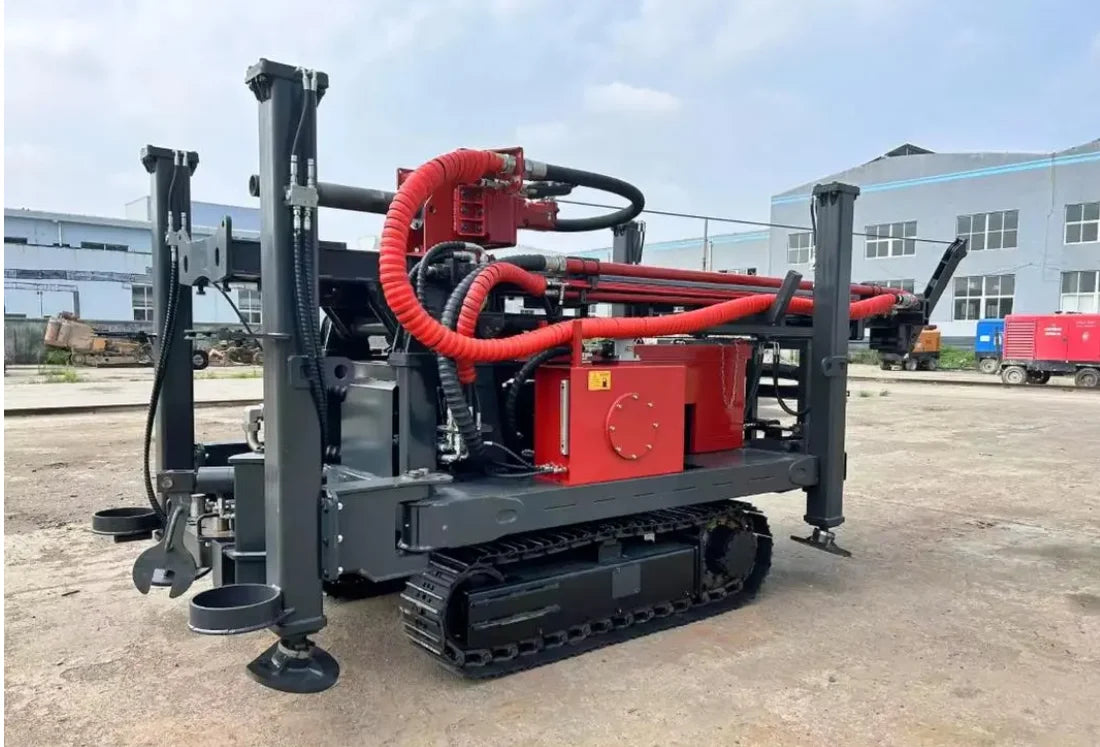 Deep Hole Mud Rotary Drill Crawler Hydraulic Drilling Rig Mobile Hydraulic Borehole Well Drilling Rig