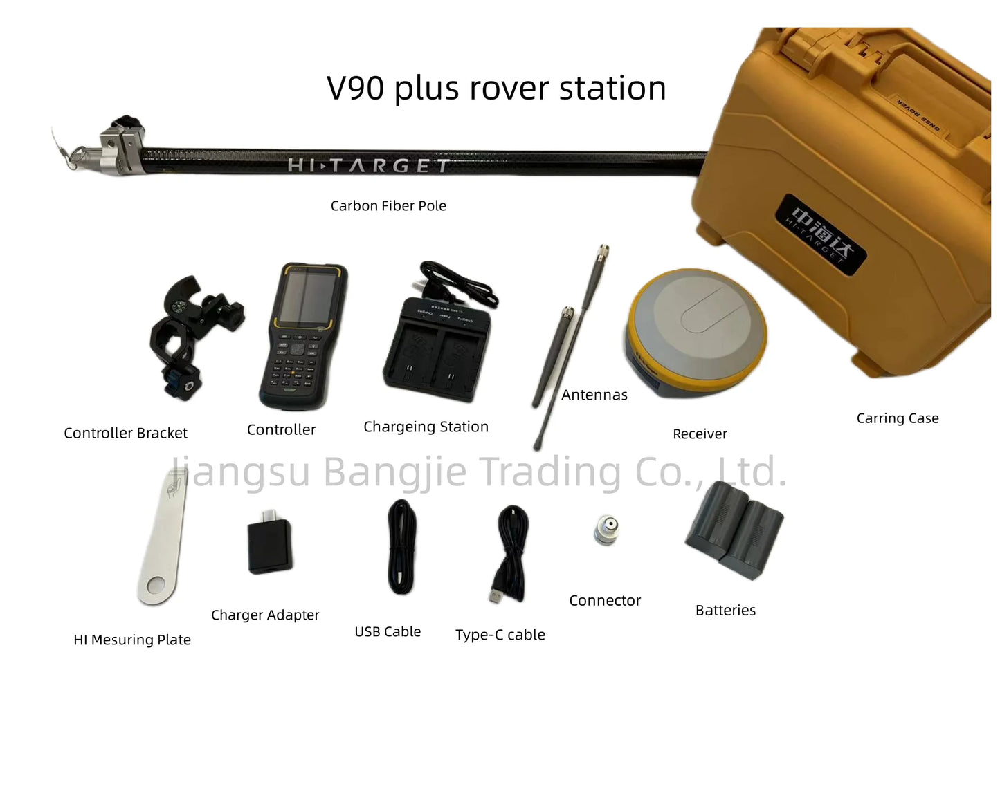 V90 Plus GNSS RTK receiver Hi-target GPS surveying instrument