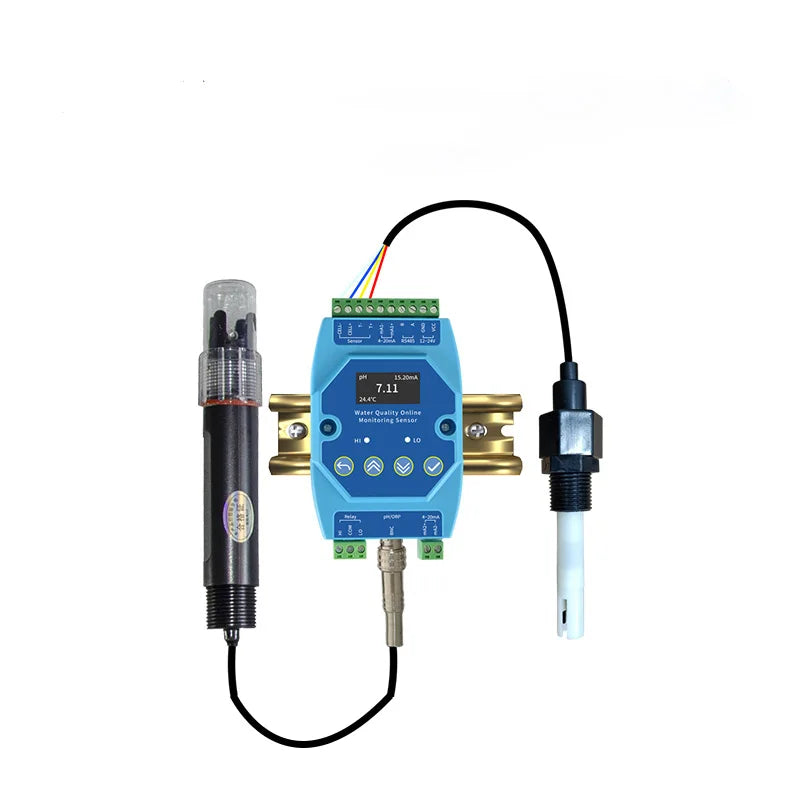 BGT CE 4-20mA 0-5V RS485 Multiparameter  2 in 1 Water Quality Analysis Electrode Water EC PH Probe Sensor for Water Treatment