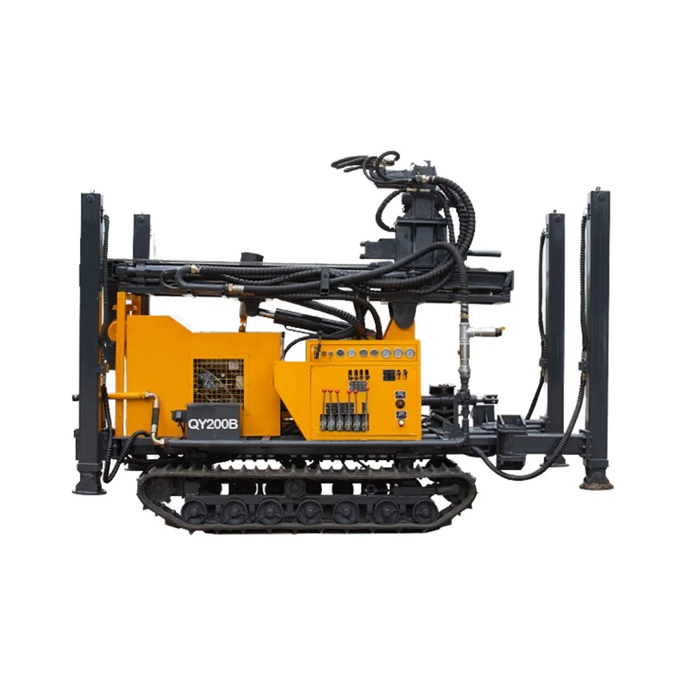 Used Crawler Mounted Core Drilling Rig for Geotechnical Mining Diesel Engine with Pump for Water Wells Construction Industries