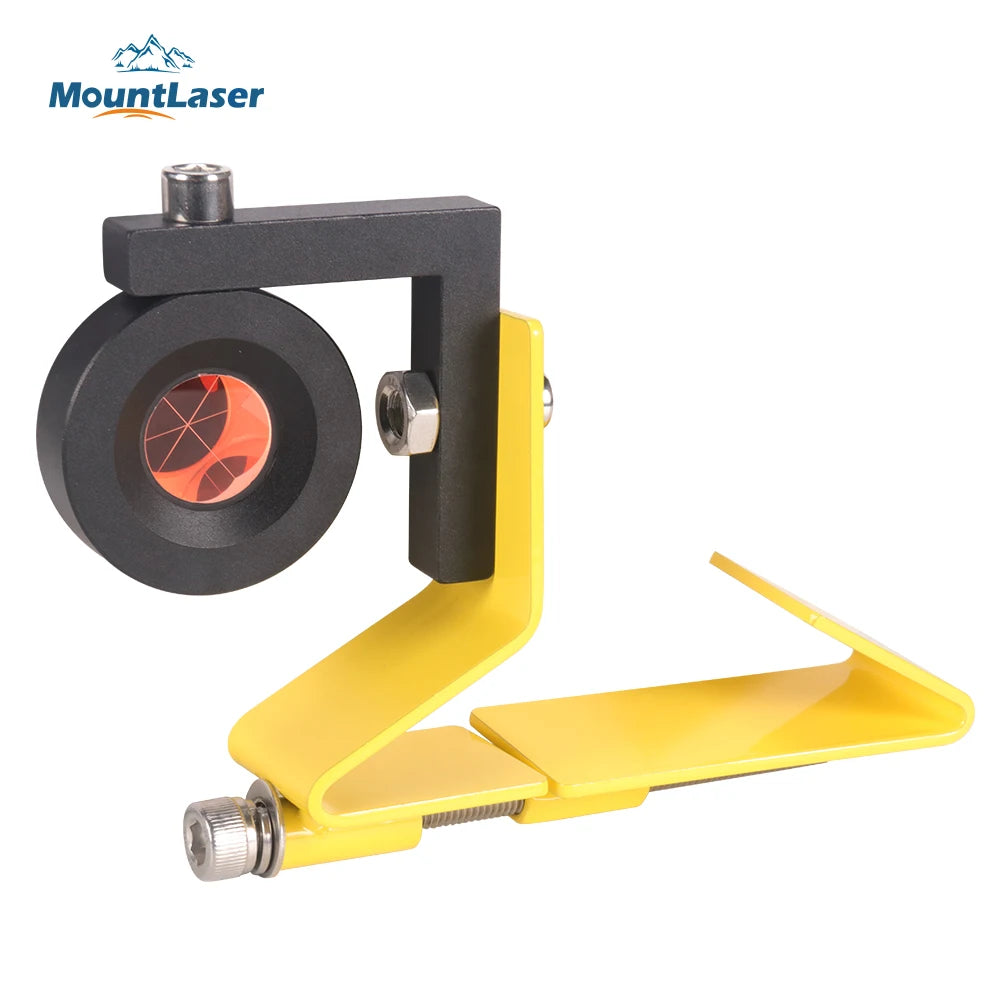 Stainless Steel Rail Clamp RC02 Single Sided Rail Clip with Optical Survey L-bar Prism for Railway Monitoring