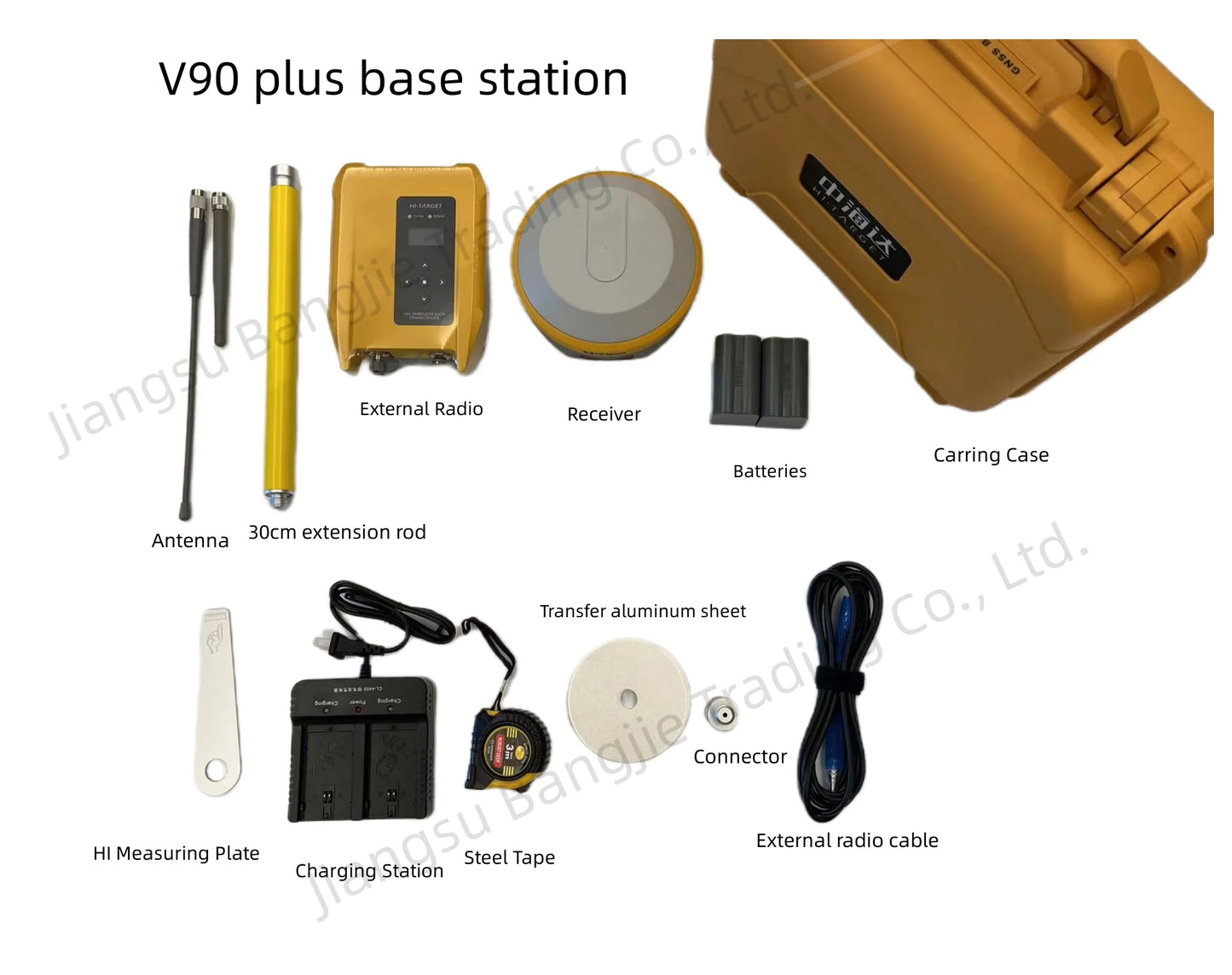 V90 Plus GNSS RTK receiver Hi-target GPS surveying instrument