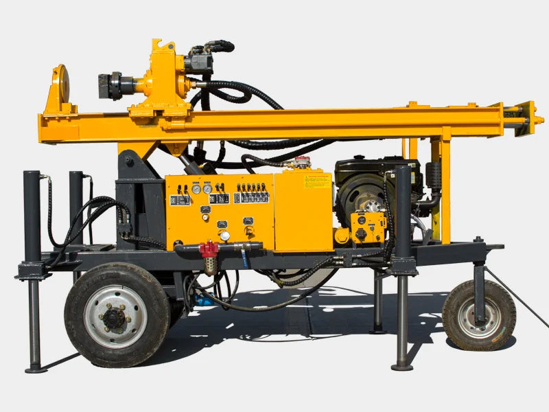 Portable Mobile Water Well Drilling Rig Three Wheel Portable Drilling Machine Small Water Well Drilling Rig