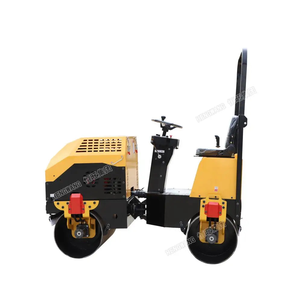 2 Ton hydraulic double vibration ride on road roller for sale