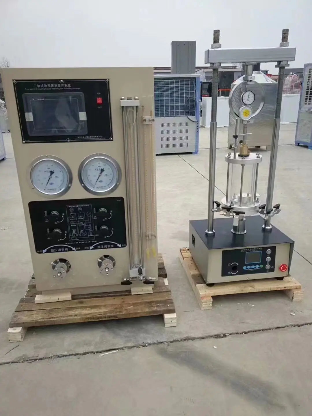 10KN Soil Strain Controlled Triaxial Instrument Geotechnical Triaxial Test Instrument